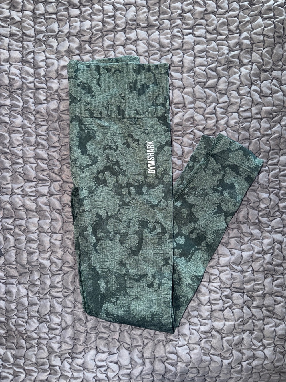 Gymshark Olive Green Camo Leggings